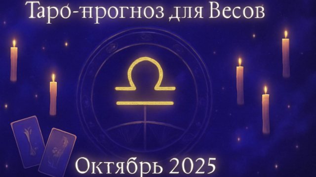 ⚖️✨ Таро-прогноз для Весов на Октябрь 2025 🔮 | Любовь 💖 Карьера 💼 Финансы 💰