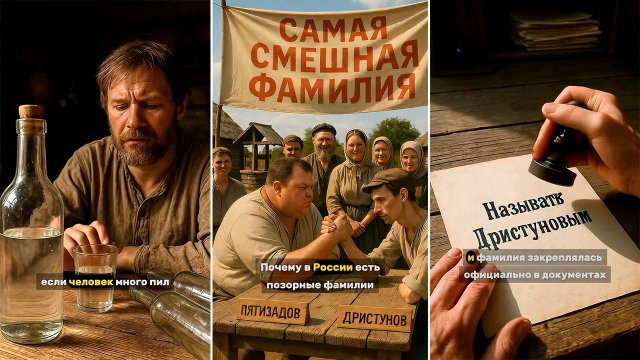 Почему в России есть позорные фамилии