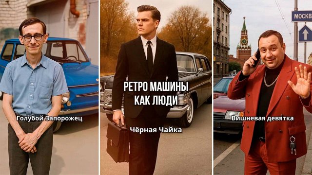 Если бы ретро машины были людьми