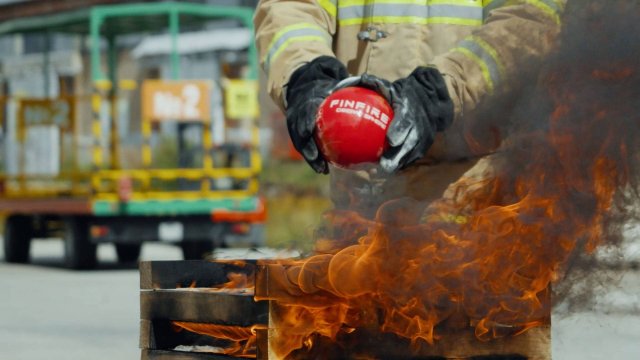 Тушение огня FINFIRE «СФЕРОЙ»