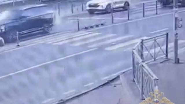 ДТП на пешеходном переходе в Подольске, Подмосковье
