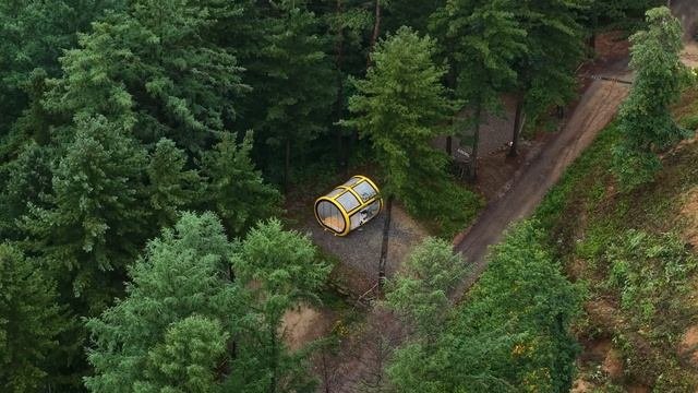 ☀️ОТДЫХ ПОД ДОЖДЕМ В ОГРОМНОЙ КАПСУЛЬНОЙ НАДУВНОЙ ПАЛАТКЕ