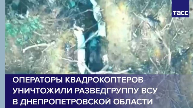 Операторы квадрокоптеров уничтожили разведгруппу ВСУ в Днепропетровской области