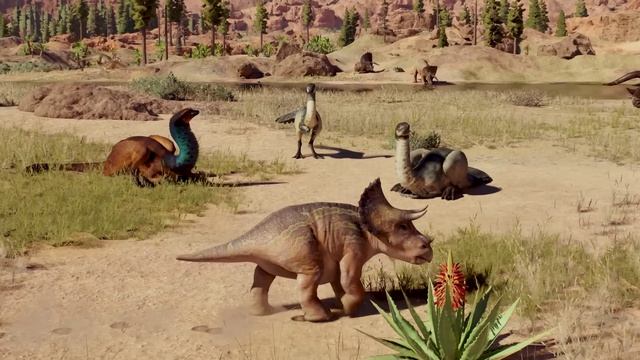 Трейлер Jurassic World Evolution 3 (Ornithomimus Dinosaur)