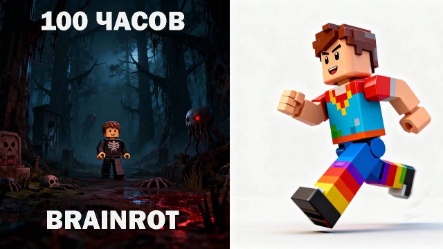 Я Провел 100 Часов в Steal A Brainrot