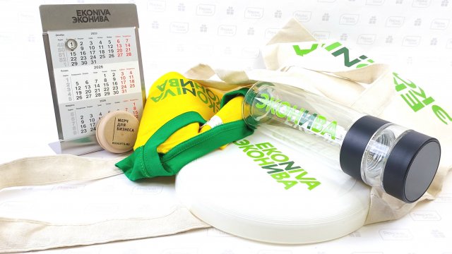 Изготовление мерча с логотипом для ЭкоНива