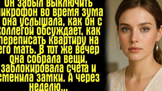 Он забыл выключить микрофон во время зума — и она услышала, как он с коллегой обсуждает, как...