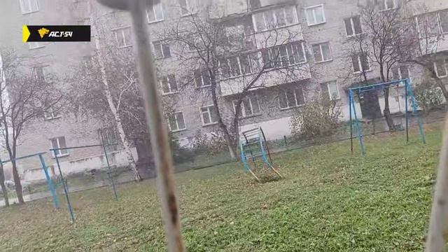 Снегопад в Новосибирске