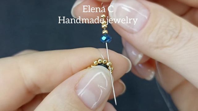 Очень простой браслет из бисера и бусин своими руками 🙌