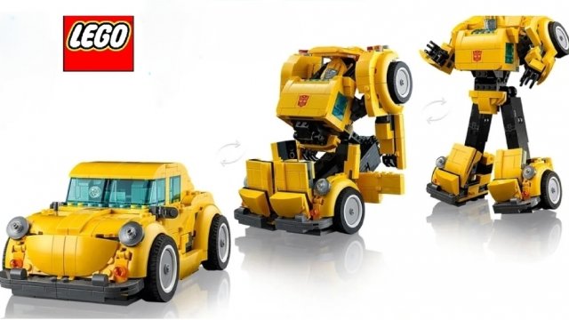 Трансформер Бамблби из лего / Bumblebee Transformer from LEGO