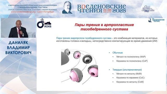 «Вреденовские чтения» 21.08.2025 - Зал D2-D3 - Симпозиум 2