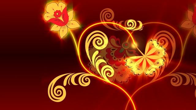 Русский народный узор ХОХЛОМА / Футаж