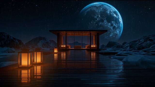 Cosmic Retreat ｜ 2 Hours of Deep & Cozy Ambient Music with Rain [Astral Comfort Mode]