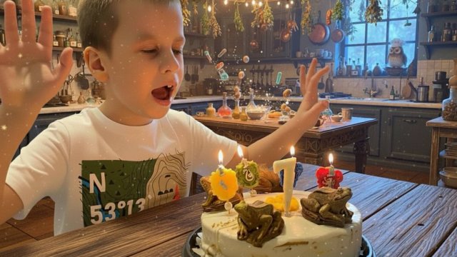 День рождения 7 лет! Распаковка шоколадных лягушек из Гарри Поттера с волшебными карточками.