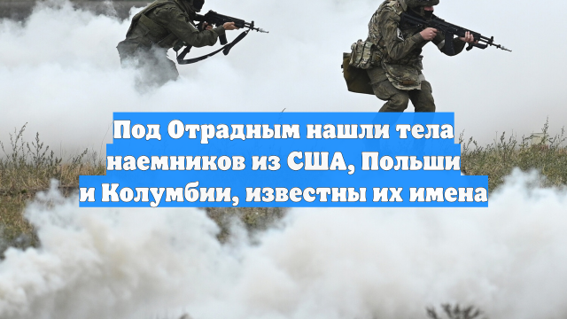 Под Отрадным нашли тела наемников из США, Польши и Колумбии, известны их имена