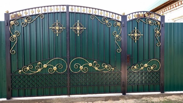 Кованная калитка своими руками.