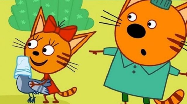 ТРИ КОТА - Стройка домиков - Мультик для детей