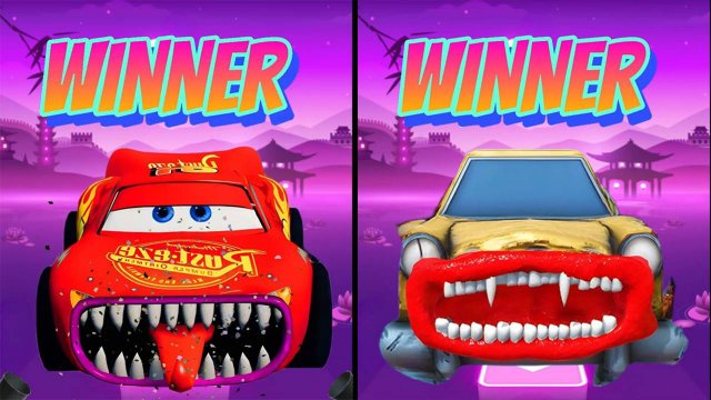 Молния McQueen пожиратель vs McQueen Тачки - EDM
