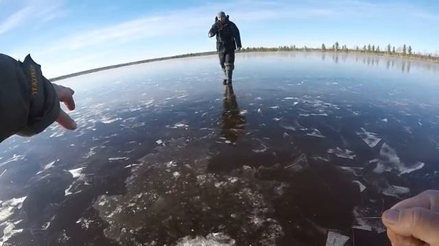 На Ямале первый лёд! Щука на жерлицы 2025!
