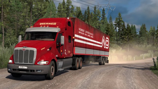 432 / ETS2 1.56 / Peterbilt 387 / Русская сборка / Ягодное - Мяунджа, снова груза нет.