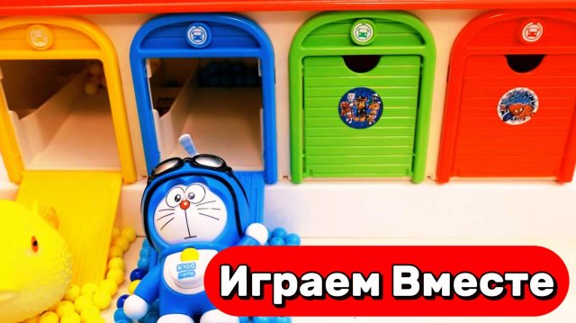 УЧИМ ЦВЕТА С ЗАБАВНЫМИ ИГРУШКАМИ 🟢🟡🔴 АСМР РАЗВИВАЮЩЕЕ ВИДЕО ДЛЯ ДЕТЕЙ