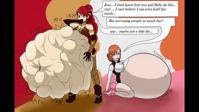 Vore Пирра и Нора RWBY | Pyrrha and Nora RWBY (-)
