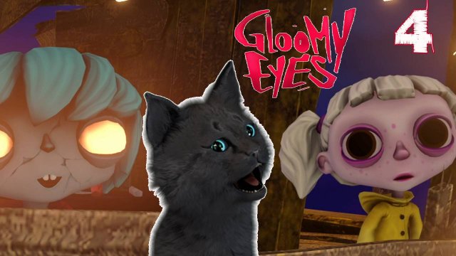 ВСТРЕЧА МАЛЕНЬКИХ ЗОМБИ ДЕТЕЙ ГЛУМИ И НЭНУ 🐱 СУПЕР КОТ ИЩЕТ СВЕТ Gloomy Eyes 🐱 #4