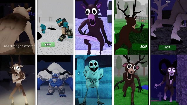 99 ночей в лесу - БАРАН против АРКТИКИ, ОЛЕНЬ против СОВЫ против Дикого Запада / JUMPSCARES & Story