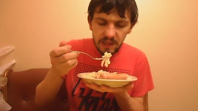 ОБЖОР ПАПА МОЖЕТ СОСИСКИ СОЧНЫЕ ОСТАНКИНО, МАКАРОНЫ СПИРАЛЬКИ