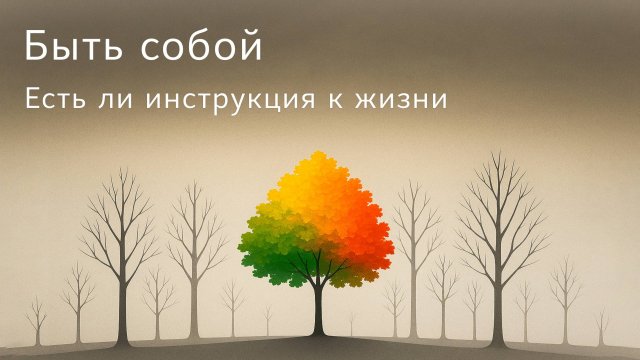 Быть собой. Есть ли инструкция к жизни.