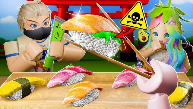 ЕДИМ СУШИ, НО ВЫЖИВЕТ ТОЛЬКО ОДИН! Poison Sushi Challenge!