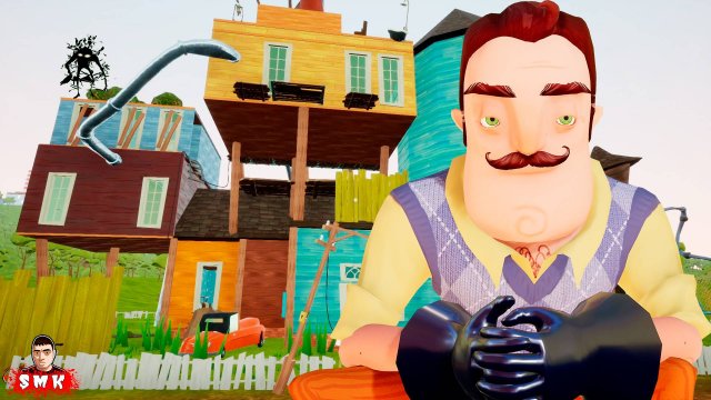 ШОУ ПРИВЕТ СОСЕД!МОЯ ТУПОЙ,МОЯ НЕ ПОНИМАТЬ!ИГРА HELLO NEIGHBOR MOD KIT ПРОХОЖДЕНИЕ МОДА Mr NEIGHBOR!