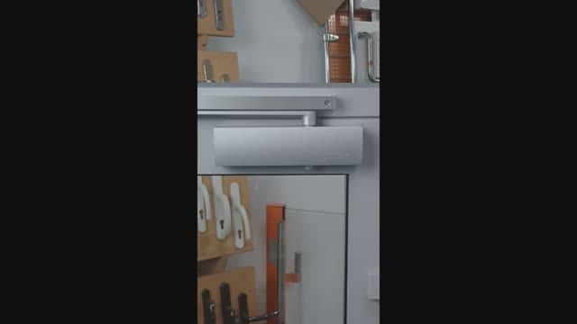 Монтаж и регулировка доводчика. Как установить доводчик на дверь. Доводчик со скользящем каналом.