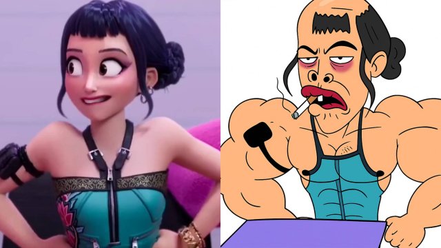 Охотницы на демонов. Тренд 2025 года. Demon Hunters - Kpop Huntrix Try Not to Laugh Drawing Meme.