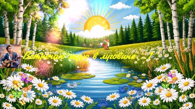 Встречаю зарю в луговине...1 ВИДЕО ПЕСНЯ В ДУШУ