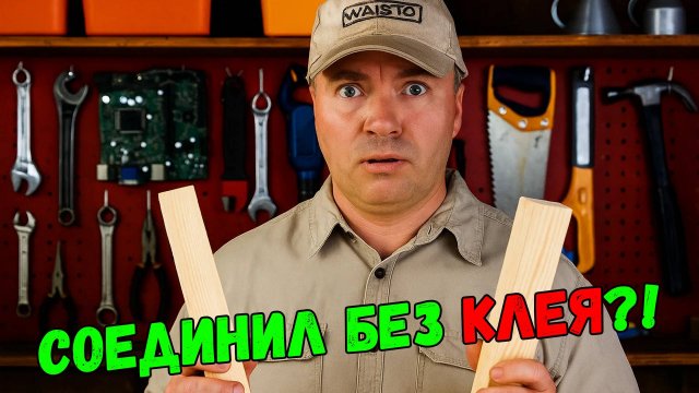 Как соединить два бруска без клея