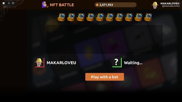 bитва NFT BATTLE в роблоксе