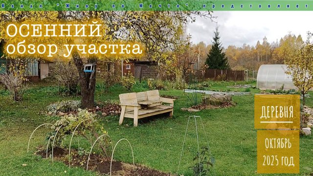 Закрытие сезона: Осенний обзор деревенского участка!