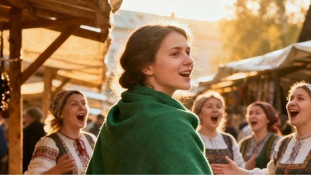 "На плетнях висят баранки" На стихи С. Есенина. Радостная и светлая, с легкой ностальгией