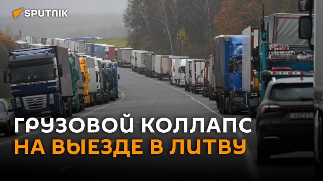 Литва устроила грузовой коллапс на границе с Беларусью
