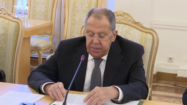 С.В.Лавров и Министр иностранных дел КНДР Цой Сон Хи, Москва, 27 октября 2025 года