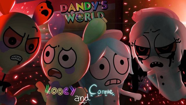 Looey and Connie in a nutshell - Dandy's World Animation Meme