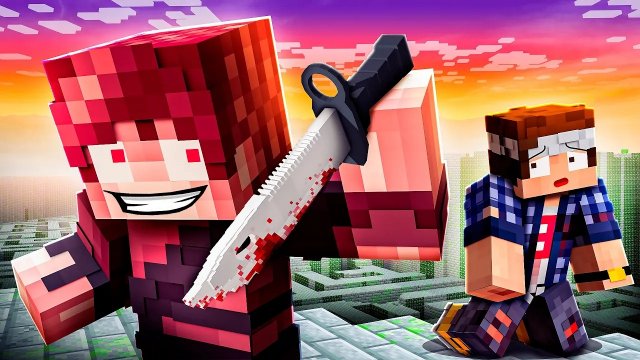 🍿ПРЕДАТЕЛЬ ХЕРЕЙД НАПАЛ НА МЕНЯ В БЕСКОНЕЧНОМ ЛАБИРИНТЕ В МАЙНКРАФТ!