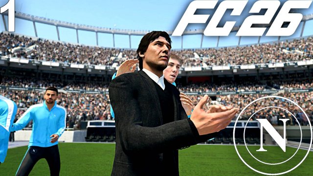 FC 26 КАРЬЕРА ЗА НАПОЛИ #1 - АНТОНИО КОНТЕ ХОЧЕТ С НАПОЛИ ПОШУМЕТЬ В ЛЧ!!!