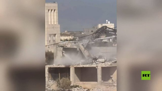هدم منازل لفلسطينيين في قرية شقبا بالضفة الغربية