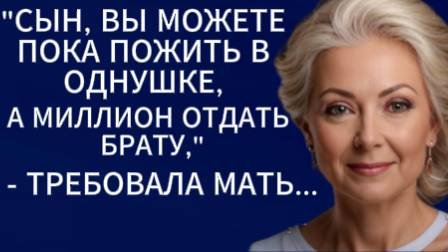 Истории из жизни|Сын, вы можете пока пожить в однушке...|Аудио рассказы|Жизненные истории