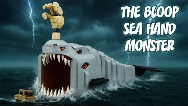 Выжившее из Кровавого моря Существо, смешивающее руки, Конечная эволюция - Мифический монстр Lego Пр