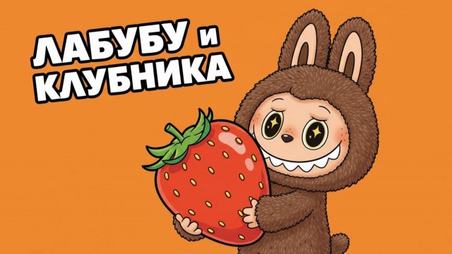ЛАБУБУ и клубника 🍓 — новый весёлый мультфильм для детей!