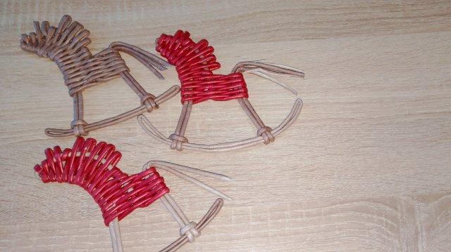 лошадка из бумажной лозы, мастер класс