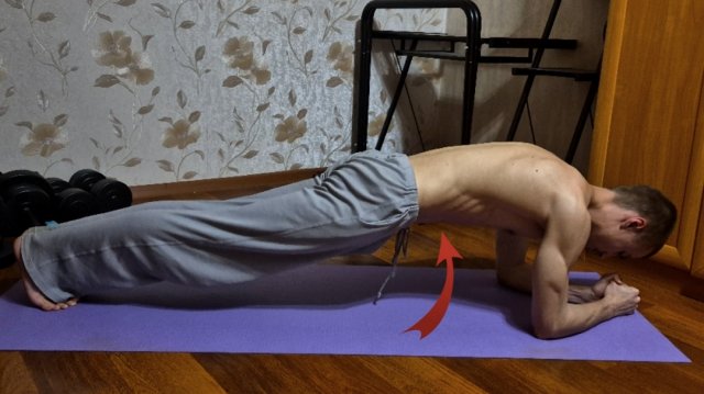 Планка 6 минут дома — тренировка без спортивного оборудования!